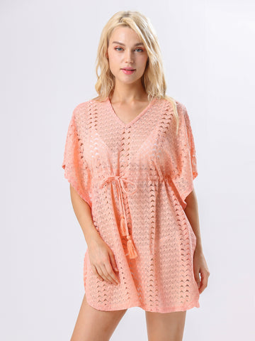 Moss Rose Lace Tunic Swim Cover Up